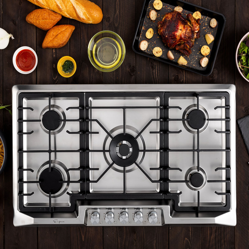 Empava 36" Gas Cooktop with 5 Burners & Reviews Wayfair